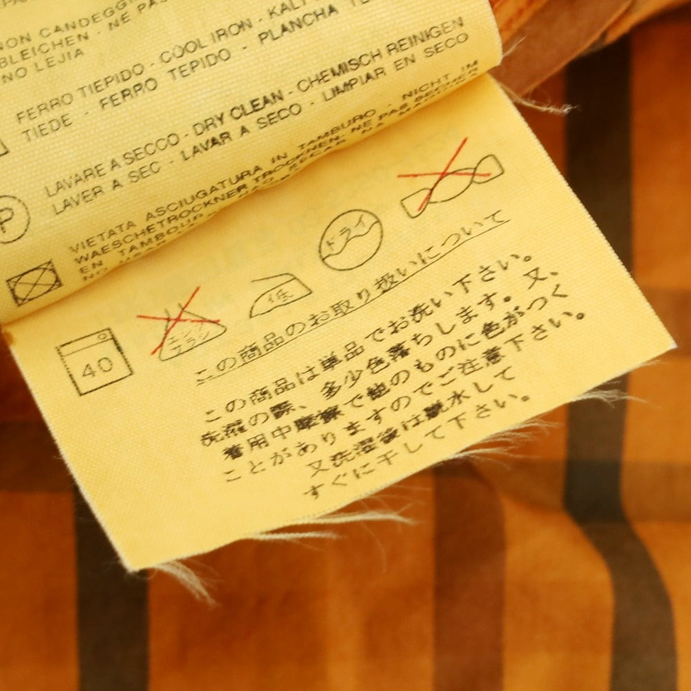 【中古】シーピーカンパニー C.P.Company コットンナイロン チェック ボタンダウン カジュアルシャツ オレンジ【 3 】【 状態ランクC 】【 メンズ 】