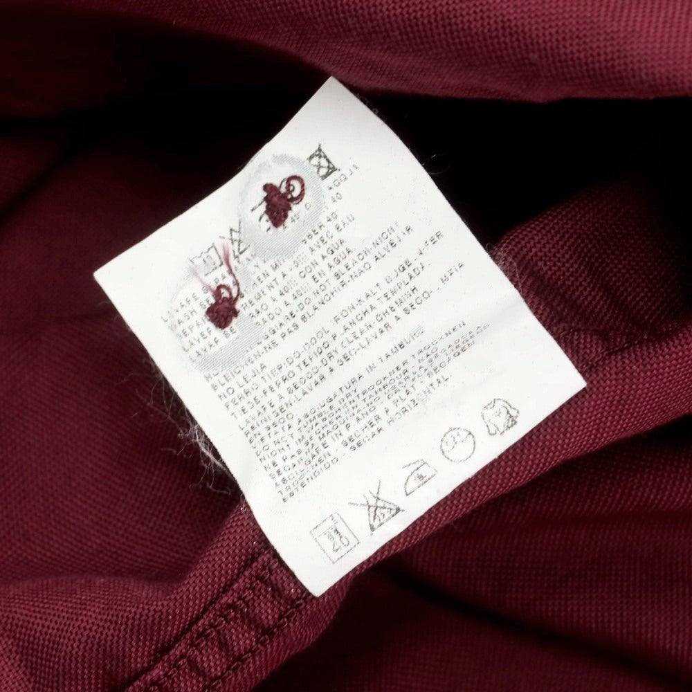 【中古】シーピーカンパニー C.P.Company コットン ボタンダウン カジュアルシャツ ワインレッド【 3 】【 状態ランクC 】【 メンズ 】