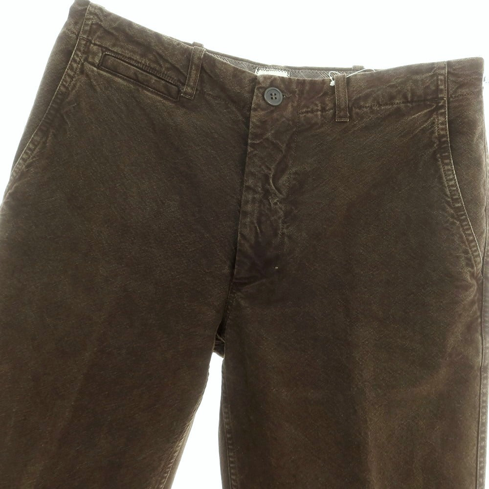 【中古】シーピーカンパニー C.P.Company コットンポリエステル ワークパンツ ダークオリーブブラウン【 サイズ46 】【 状態ランクC 】【 メンズ 】 [APD]
