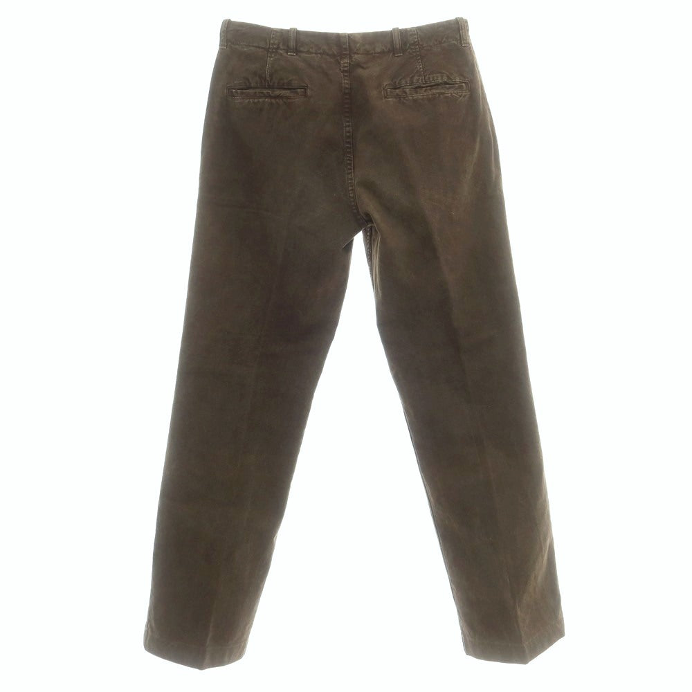 【中古】シーピーカンパニー C.P.Company コットンポリエステル ワークパンツ ダークオリーブブラウン【 サイズ46 】【 状態ランクC 】【 メンズ 】 [APD]