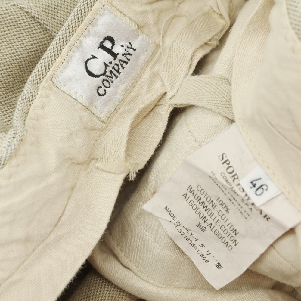 【中古】シーピーカンパニー C.P.Company コットン ワークパンツ ベージュ【 サイズ46 】【 状態ランクC 】【 メンズ 】 [APD]
