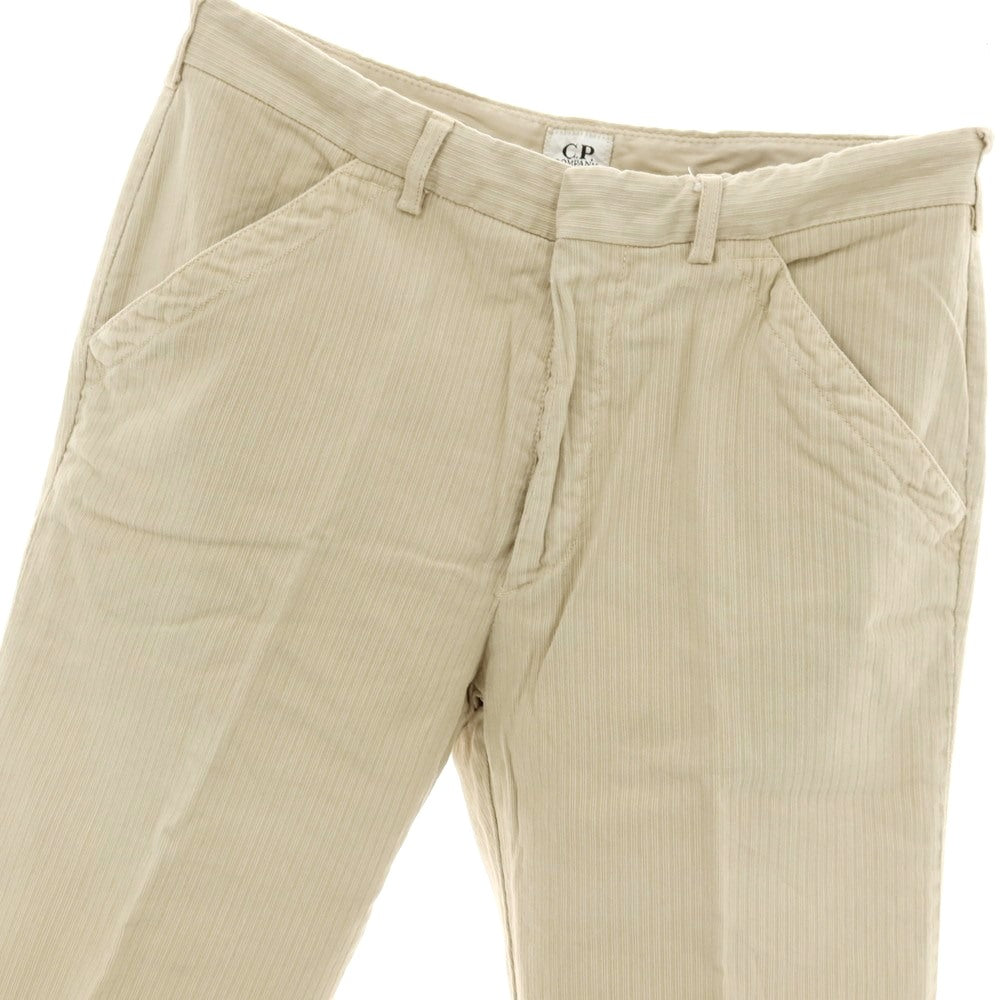 【中古】シーピーカンパニー C.P.Company コットン カジュアルスラックスパンツ サンドベージュ【サイズ46】【 状態ランクC 】【 メンズ 】