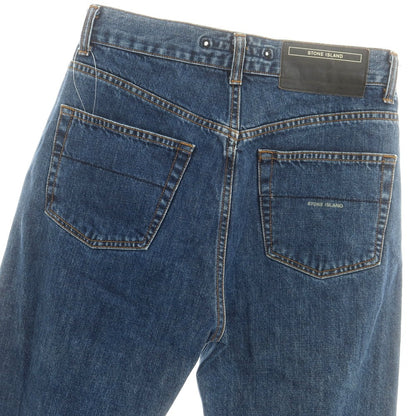 【中古】ストーンアイランド STONE ISLAND コットン デニムパンツ ジーンズ ネイビー【 30 】【 状態ランクC 】【 メンズ 】
