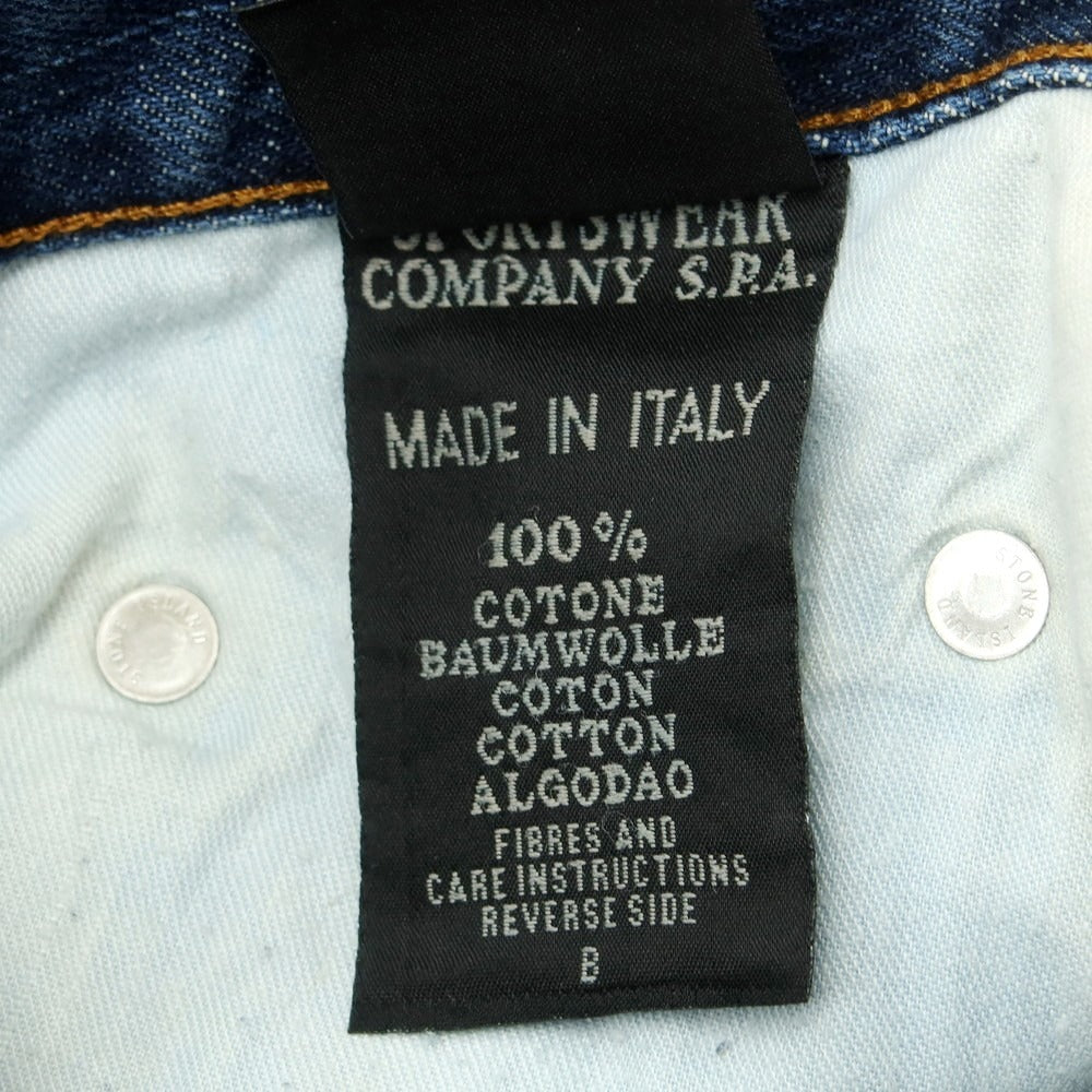 【中古】ストーンアイランド STONE ISLAND コットン デニムパンツ ジーンズ ネイビー【 30 】【 状態ランクC 】【 メンズ 】