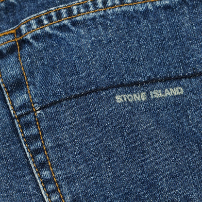 【中古】ストーンアイランド STONE ISLAND コットン デニムパンツ ジーンズ ネイビー【 30 】【 状態ランクC 】【 メンズ 】