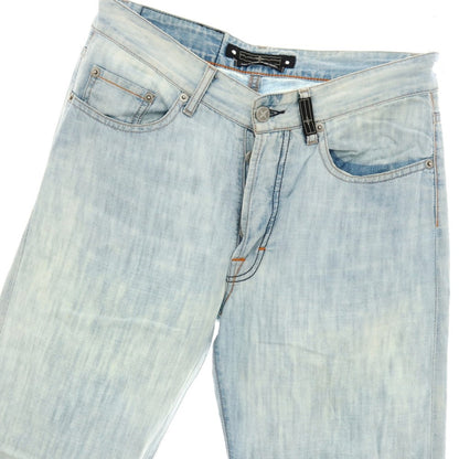 【中古】ストーンアイランド STONE ISLAND コットンリネン デニムパンツ ブルー【サイズ30】【 状態ランクC 】【 メンズ 】