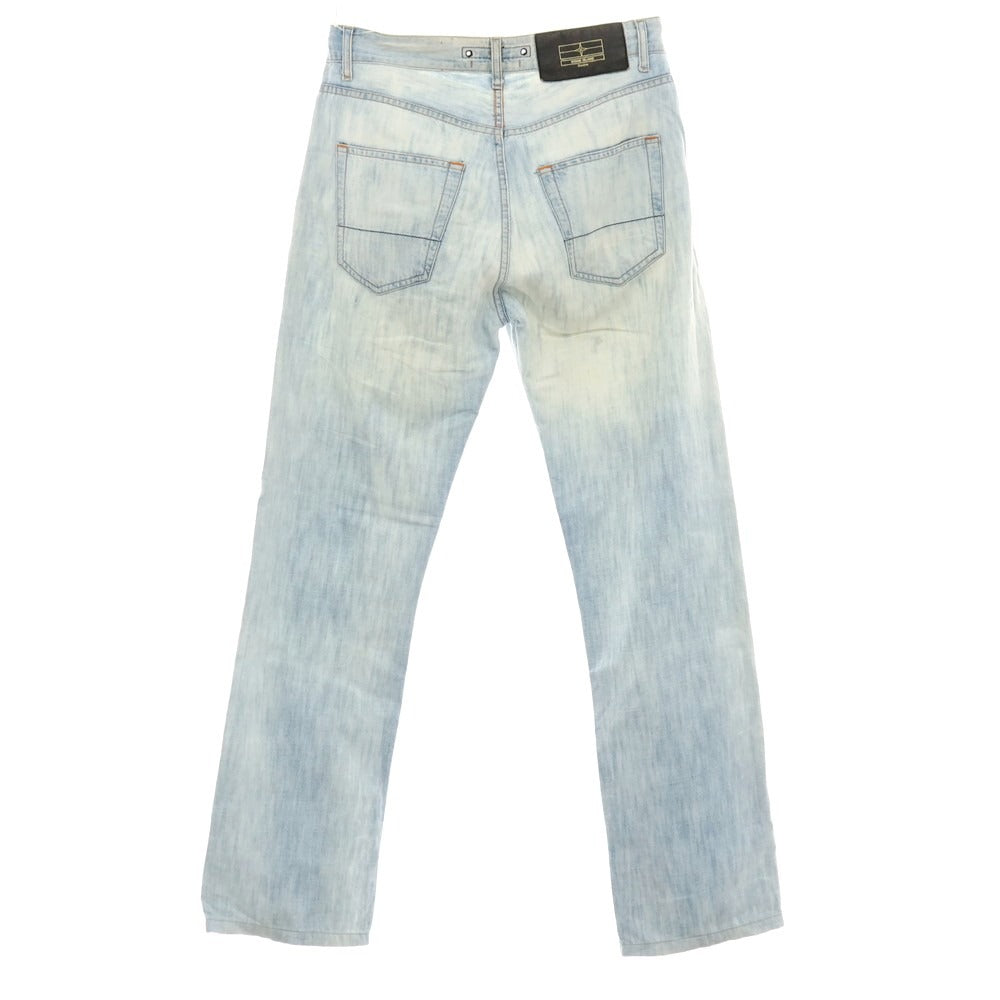 【中古】ストーンアイランド STONE ISLAND コットンリネン デニムパンツ ブルー【サイズ30】【 状態ランクC 】【 メンズ 】