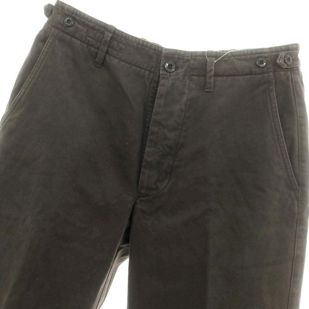 【中古】ストーンアイランド STONE ISLAND コットン ワークパンツ チャコールグレー【 46 】【 状態ランクC 】【 メンズ 】