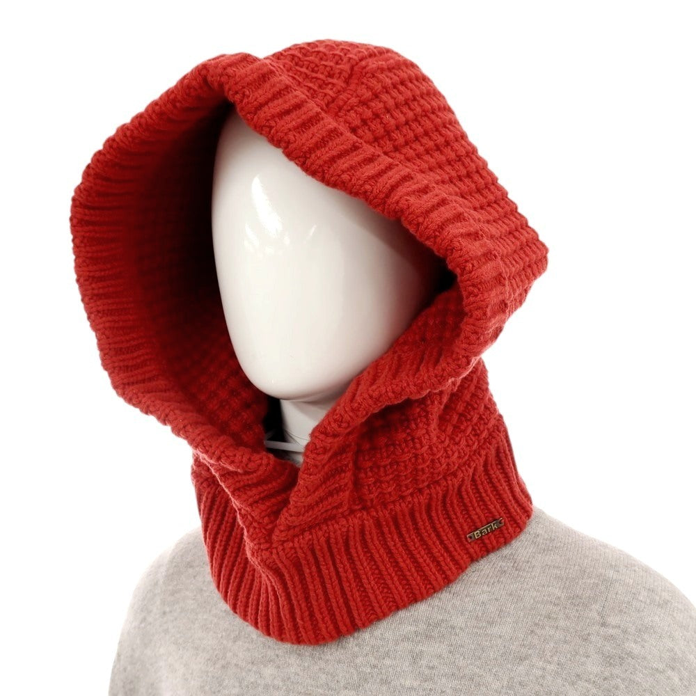 【中古】バーク BARK ウールナイロン ニット フードウォーマー レッド【サイズONE】【 状態ランクB 】【 メンズ 】
