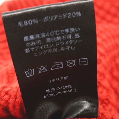 【中古】バーク BARK ウールナイロン ニット フードウォーマー レッド【サイズONE】【 状態ランクB 】【 メンズ 】