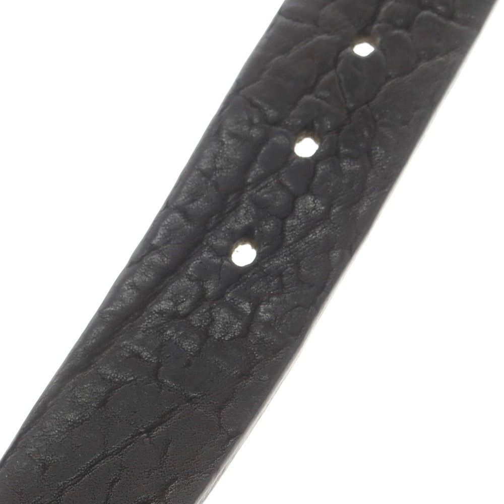 【中古】ストーンアイランド STONE ISLAND レザー ベルト ブラック【 80 】【 状態ランクB 】【 メンズ 】