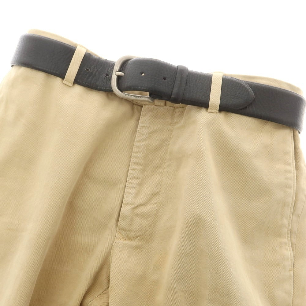 【中古】シーピーカンパニー C.P.Company レザー ベルト ブラックxシルバー【 80 】【 状態ランクC 】【 メンズ 】