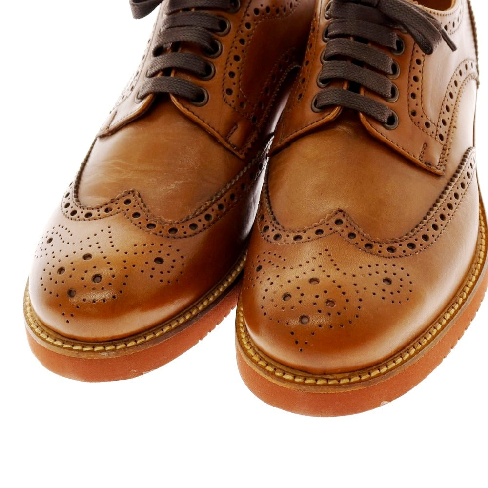 【中古】イルカンパゴ IL CAMPAGO ウイングチップ ドレスシューズ ブラウン【 40 】【 状態ランクA 】【 メンズ 】