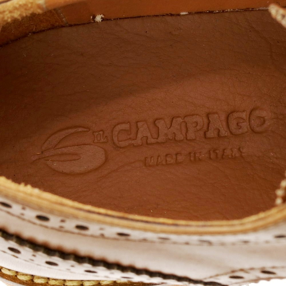 【中古】イルカンパゴ IL CAMPAGO ウイングチップ ドレスシューズ ブラウン【 40 】【 状態ランクA 】【 メンズ 】