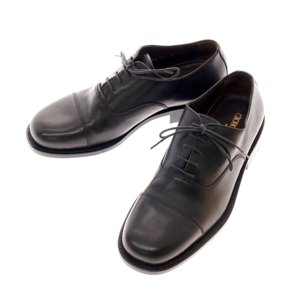 【中古】ジョルジオアルマーニ GIORGIO ARMANI ストレートチップ ドレスシューズ ブラック【 41 】【 状態ランクB 】【 メンズ 】