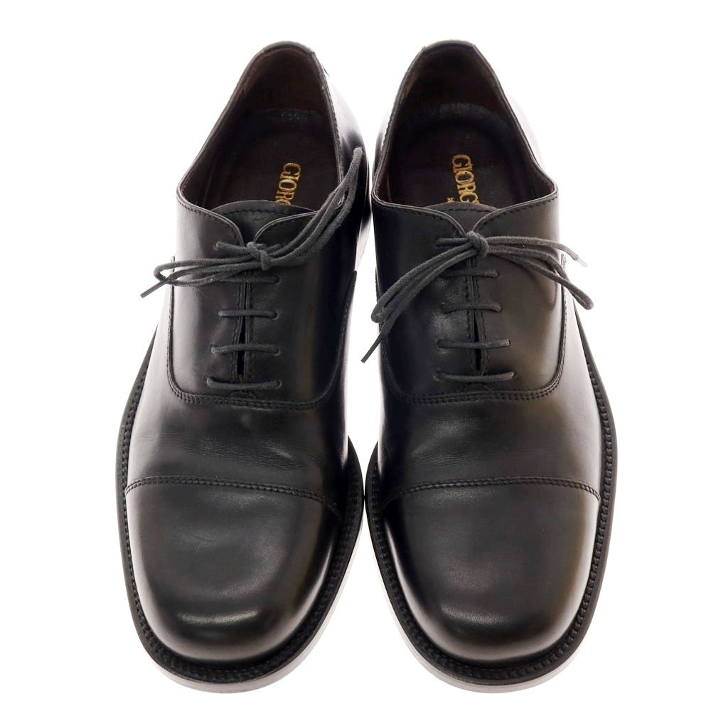 【中古】ジョルジオアルマーニ GIORGIO ARMANI ストレートチップ ドレスシューズ ブラック【 41 】【 状態ランクB 】【 メンズ 】