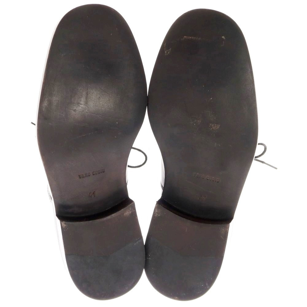 【中古】ジョルジオアルマーニ GIORGIO ARMANI ストレートチップ ドレスシューズ ブラック【 41 】【 状態ランクB 】【 メンズ 】