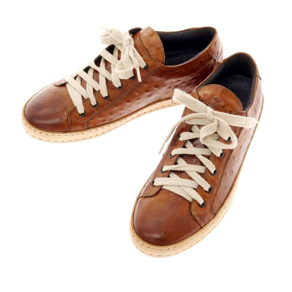 【中古】【未使用】イマッキ i maschi スニーカー ブラウン【 40 】【 状態ランクS 】【 メンズ 】