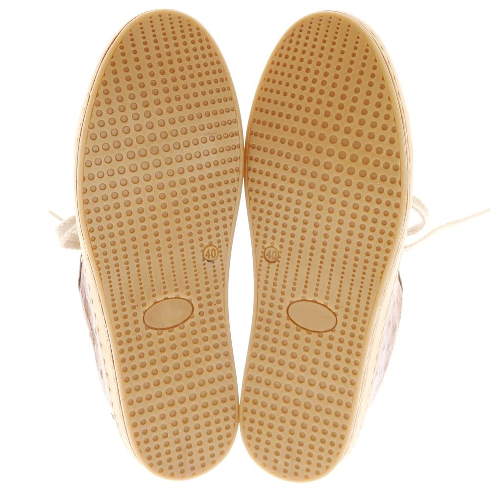 【中古】【未使用】イマッキ i maschi スニーカー ブラウン【 40 】【 状態ランクS 】【 メンズ 】