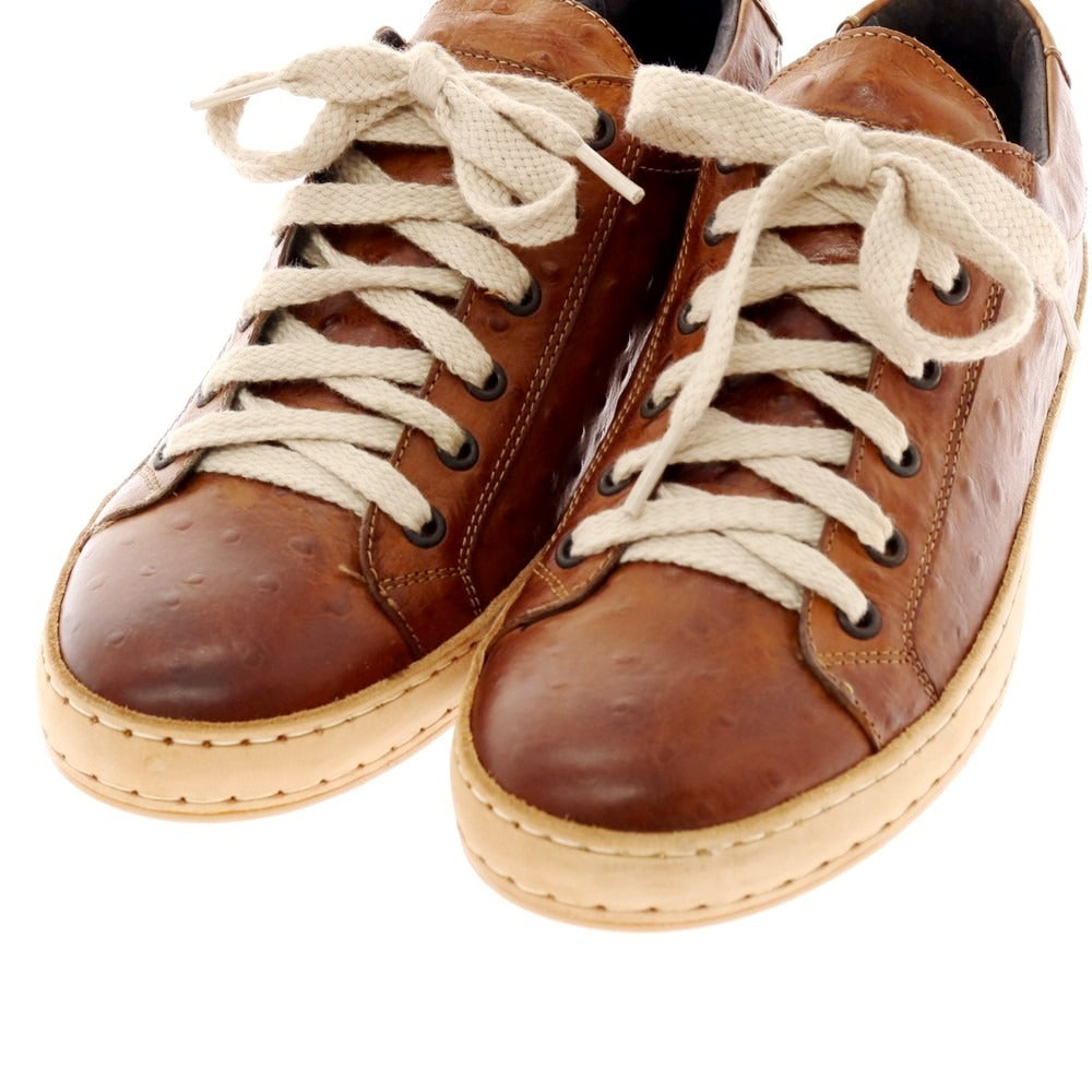 【中古】【未使用】イマッキ i maschi スニーカー ブラウン【 40 】【 状態ランクS 】【 メンズ 】