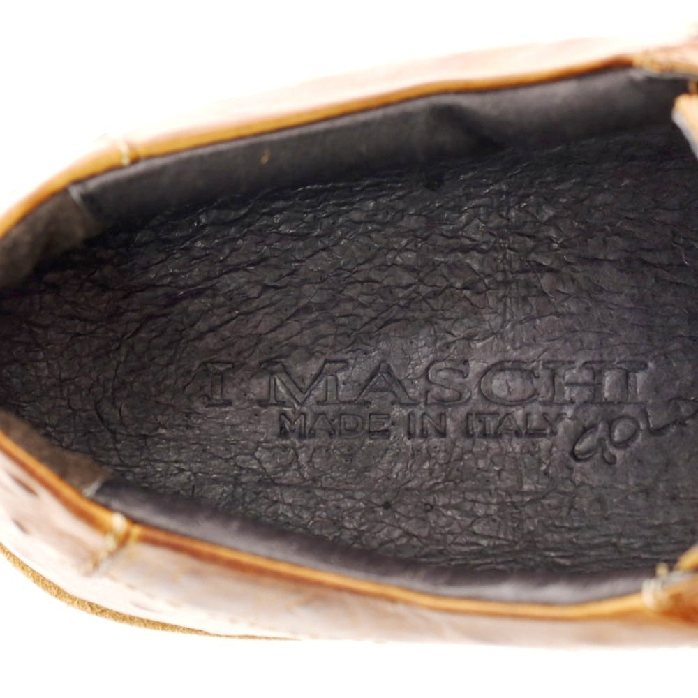 【中古】【未使用】イマッキ i maschi スニーカー ブラウン【 40 】【 状態ランクS 】【 メンズ 】