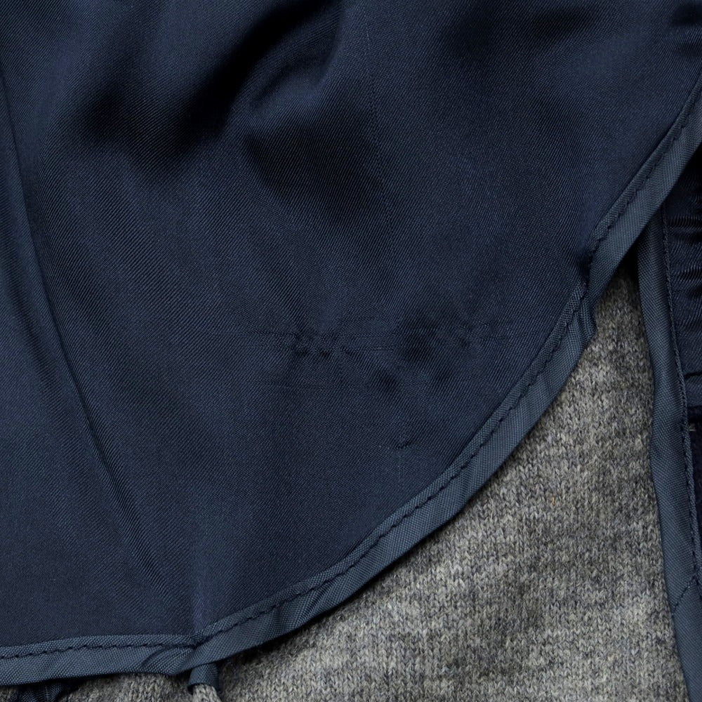 【中古】イレブンティ eleventy ウールナイロン ジャージーポロコート ライトネイビー【 46 】【 状態ランクB 】【 メンズ 】