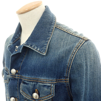 【中古】ヤコブコーエン JACOB COHEN J804 ストレッチコットン デニムジャケット ネイビー【 S 】【 状態ランクC 】【 メンズ 】