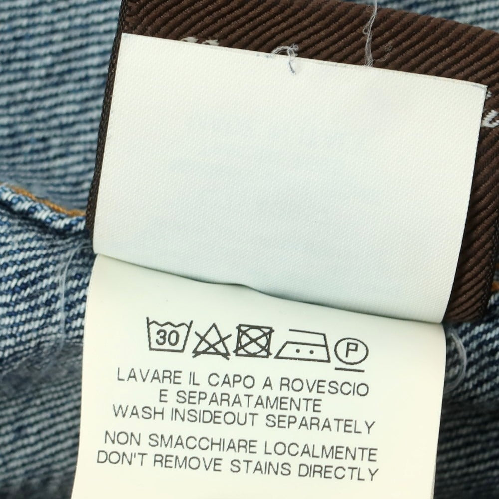 【中古】ヤコブコーエン JACOB COHEN J804 ストレッチコットン デニムジャケット ネイビー【 S 】【 状態ランクC 】【 メンズ 】