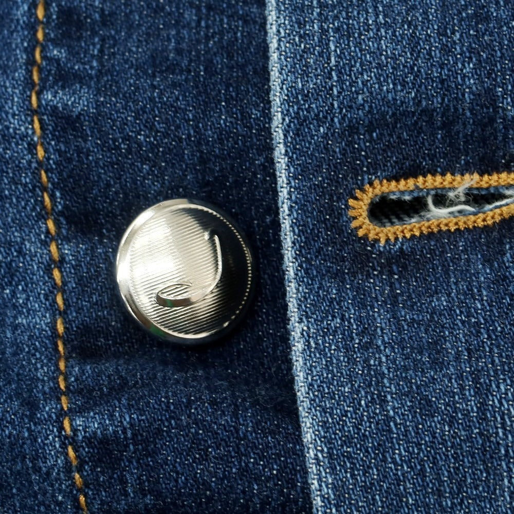 【中古】ヤコブコーエン JACOB COHEN J804 ストレッチコットン デニムジャケット ネイビー【 S 】【 状態ランクC 】【 メンズ 】