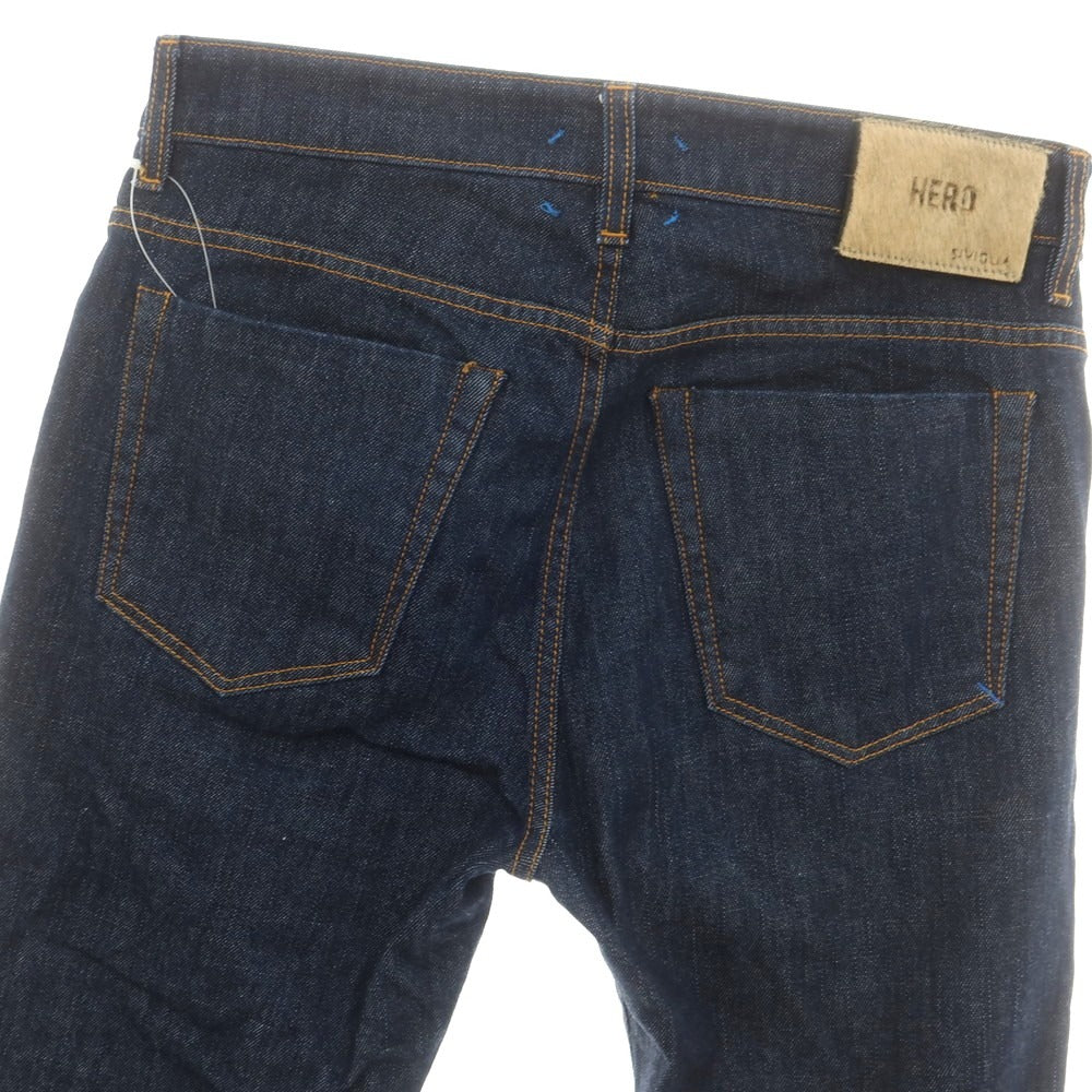 【中古】シビリア SIVIGLIA ストレッチコットン デニムパンツ ジーンズ ネイビー【 サイズ31 】【 状態ランクB 】【 メンズ 】 [APD]