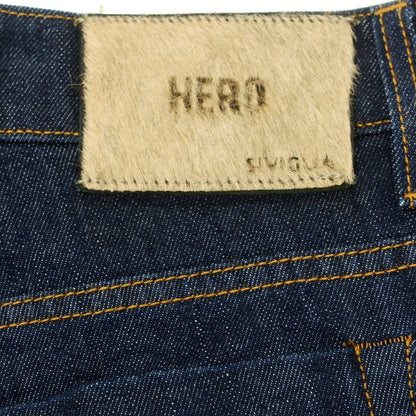 【中古】シビリア SIVIGLIA ストレッチコットン デニムパンツ ジーンズ ネイビー【 31 】【 状態ランクB 】【 メンズ 】