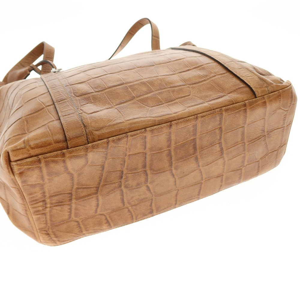 【中古】アニアリ aniary レザー トートバッグ ライトブラウン【 状態ランクB 】【 メンズ 】