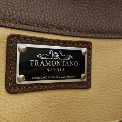 【中古】トラモンターノ TRAMONTANO レザー クラッチバッグ ブラウン【 状態ランクB 】【 メンズ 】