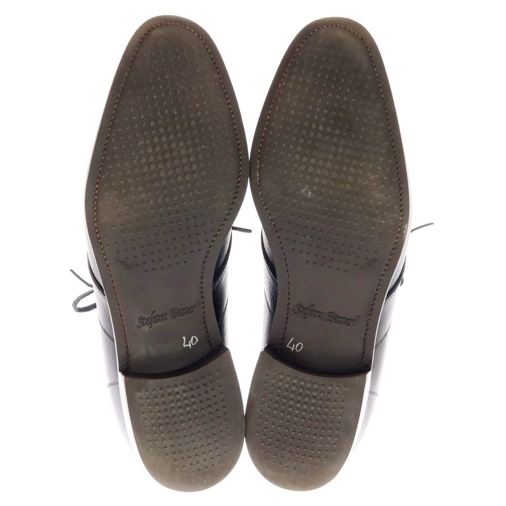 【中古】ステファノベーメル Stefano Bemer チャッカブーツ ブラック【 40 】【 状態ランクA 】【 メンズ 】