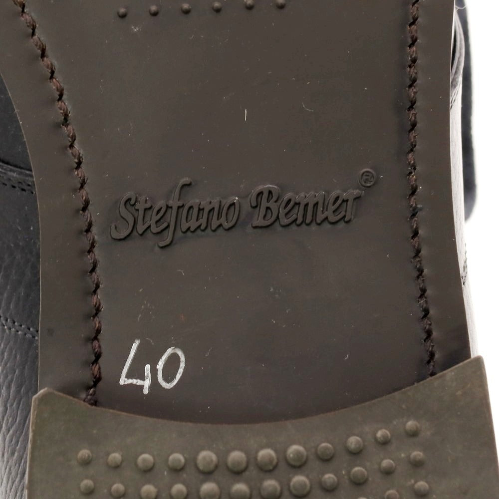 【中古】ステファノベーメル Stefano Bemer チャッカブーツ ブラック【 サイズ40 】【 状態ランクA 】【 メンズ 】 [APD]