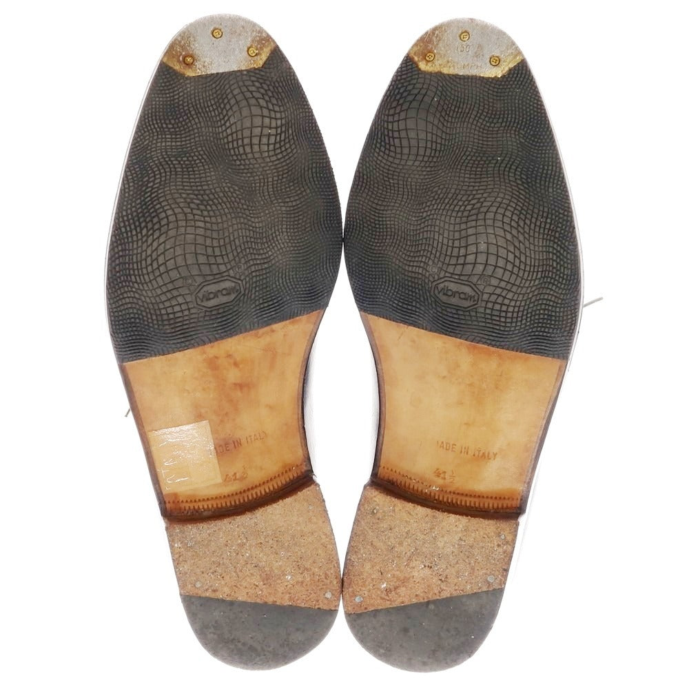 【中古】ボノーラ BONORA スプリットトゥ ドレスシューズ ブラック【 41 1/2 】【 状態ランクB 】【 メンズ 】