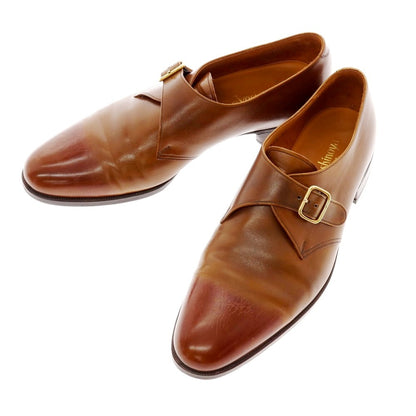 【中古】ギンザヨシノヤ 銀座ヨシノヤ シングルモンク ドレスシューズ ブラウン【 26 】【 状態ランクC 】【 メンズ 】