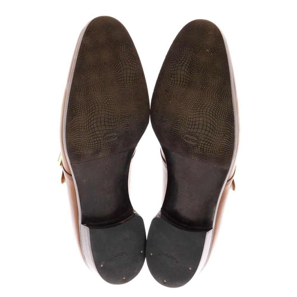 【中古】ギンザヨシノヤ 銀座ヨシノヤ シングルモンク ドレスシューズ ブラウン【 26 】【 状態ランクC 】【 メンズ 】