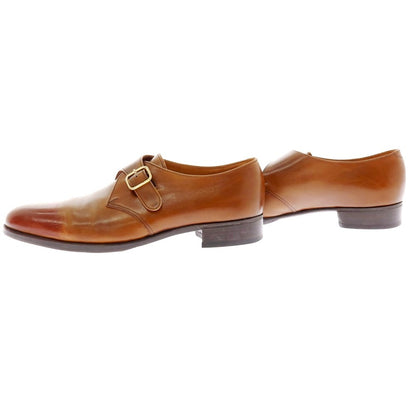 【中古】ギンザヨシノヤ 銀座ヨシノヤ シングルモンク ドレスシューズ ブラウン【 26 】【 状態ランクC 】【 メンズ 】