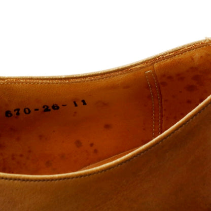 【中古】ギンザヨシノヤ 銀座ヨシノヤ シングルモンク ドレスシューズ ブラウン【 26 】【 状態ランクC 】【 メンズ 】