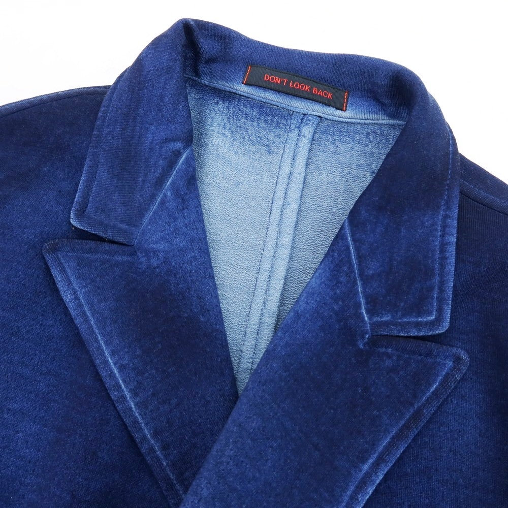 【中古】ザ ジジ THE GIGI ZIGGY T ガーメントダイ ウール ジャージー ダブル8B カジュアルジャケット ネイビーブルー【 52 】【 状態ランクB 】【 メンズ 】