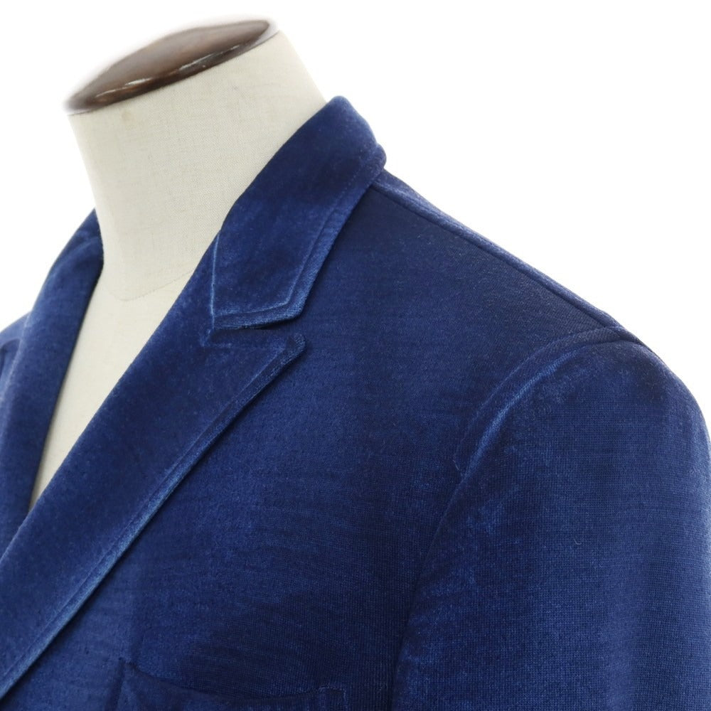 【中古】ザ ジジ THE GIGI ZIGGY T ガーメントダイ ウール ジャージー ダブル8B カジュアルジャケット ネイビーブルー【 52 】【 状態ランクB 】【 メンズ 】