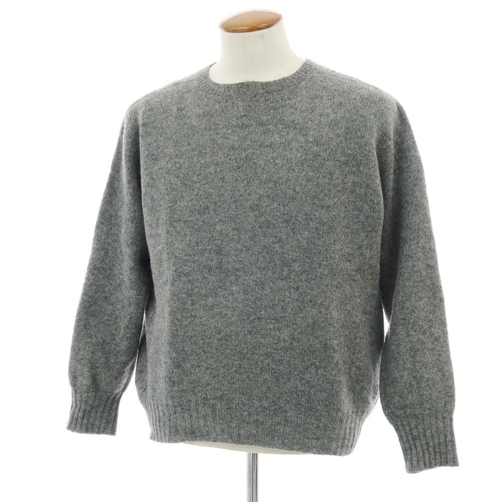 【中古】アンダーソン Anderson&amp;Co ウール プルオーバーニット グレー【 表記なし（L位） 】【 状態ランクB 】【 メンズ 】