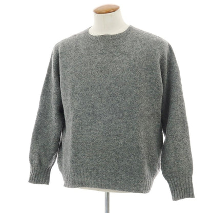【中古】アンダーソン Anderson&amp;Co ウール プルオーバーニット グレー【 表記なし（L位） 】【 状態ランクB 】【 メンズ 】