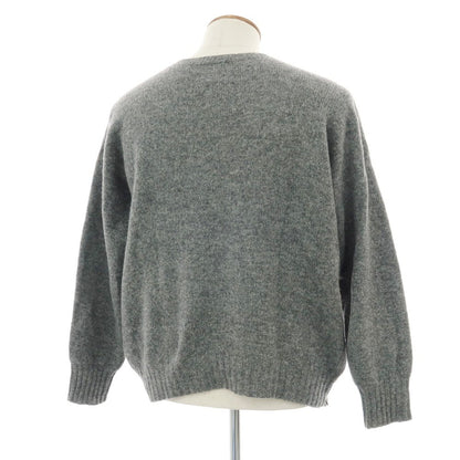 【中古】アンダーソン Anderson&amp;Co ウール プルオーバーニット グレー【 表記なし（L位） 】【 状態ランクB 】【 メンズ 】