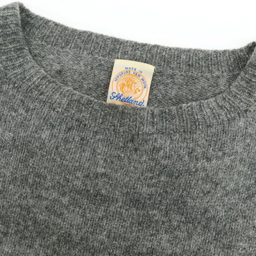 【中古】アンダーソン Anderson&amp;Co ウール プルオーバーニット グレー【 表記なし（L位） 】【 状態ランクB 】【 メンズ 】