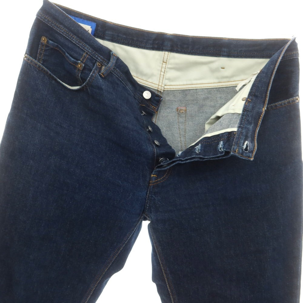 【中古】ブロコンスト Bla Konst コットン デニムパンツ ジーンズ ネイビー【 サイズ34 】【 状態ランクB 】【 メンズ 】 [APD]