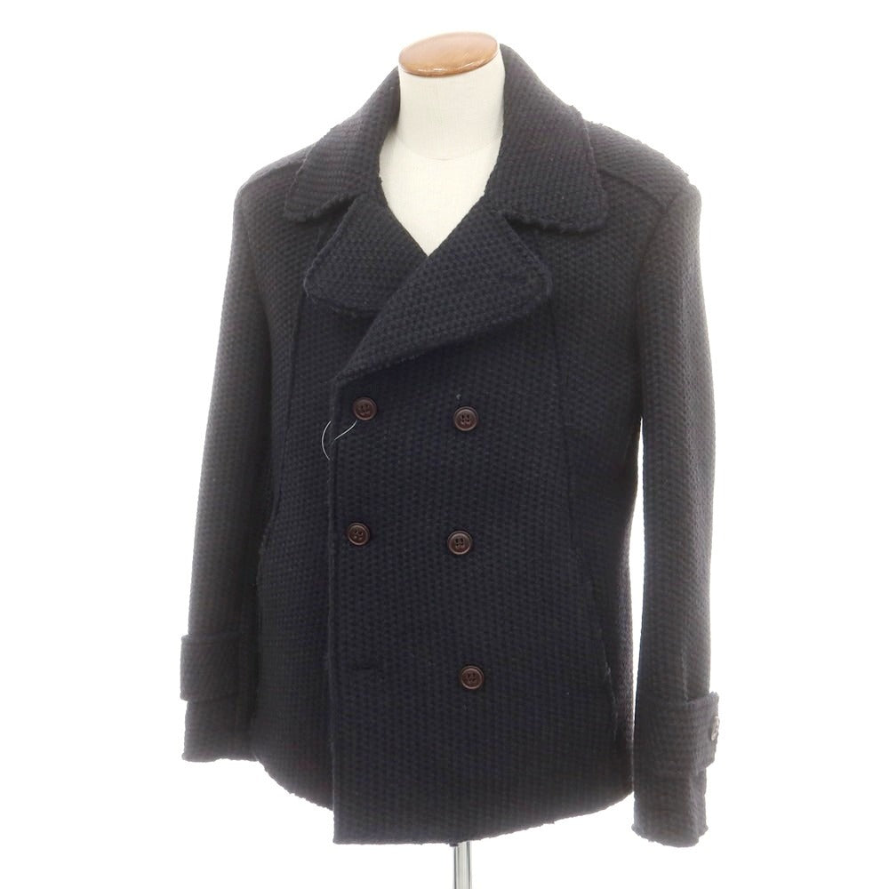 【中古】ロストインアルビオン LOST IN ALBION アクリルニット ピーコート ネイビー【 M 】【 状態ランクA 】【 メンズ 】