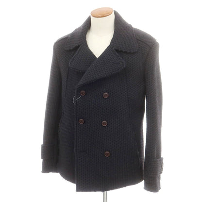 【中古】ロストインアルビオン LOST IN ALBION アクリルニット ピーコート ネイビー【 M 】【 状態ランクA 】【 メンズ 】