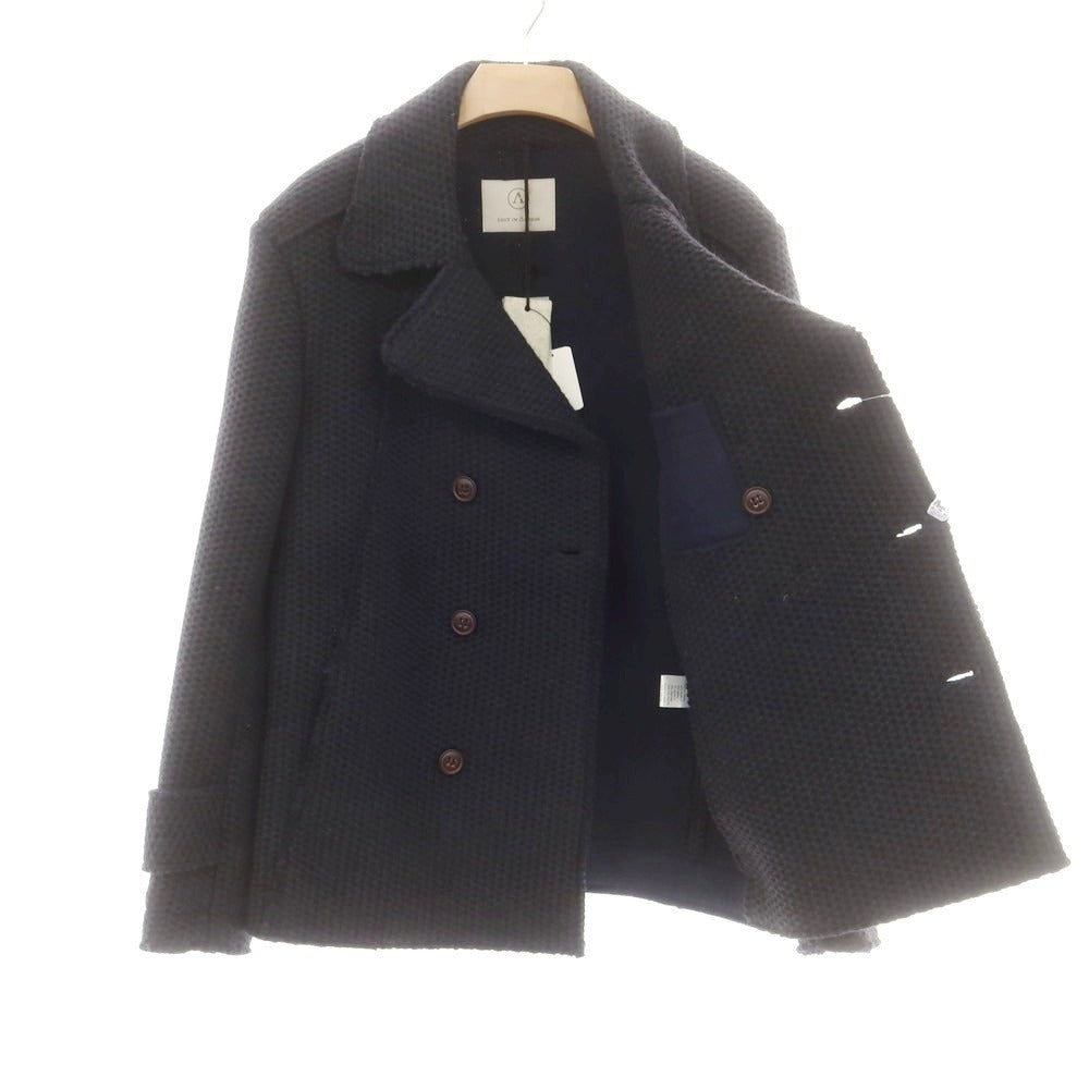 【中古】ロストインアルビオン LOST IN ALBION アクリルニット ピーコート ネイビー【 M 】【 状態ランクA 】【 メンズ 】